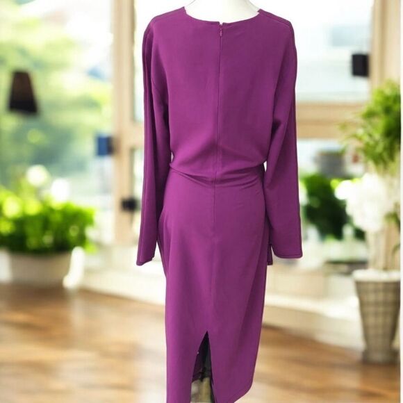 REISS Valentina $385 Midi-Dress Size US 8 UK 12 - Picture 3 of 16